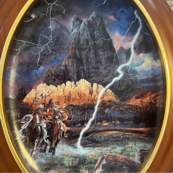 Set of 2 Bradford Exchange 1996 Spirit Journeys Porcelain Plates - Picture 9 of 9